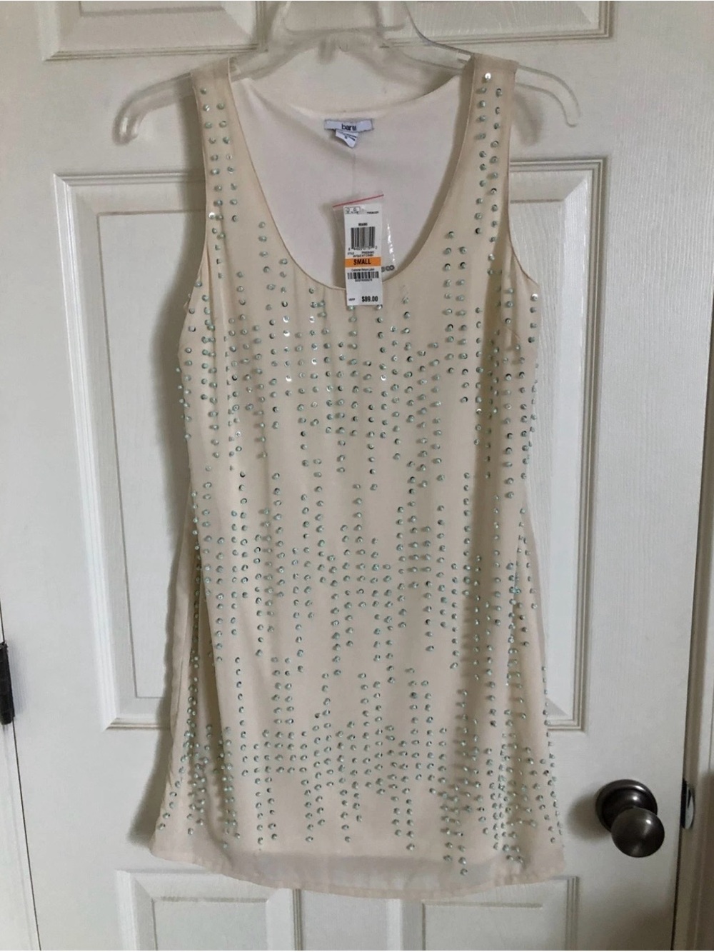 Bar lll Miami Beaded Top Sz S NEW NWT